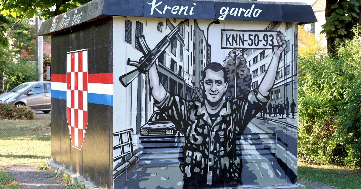 FOTO Na Ravnicama naslikan mural posvećen Oluji