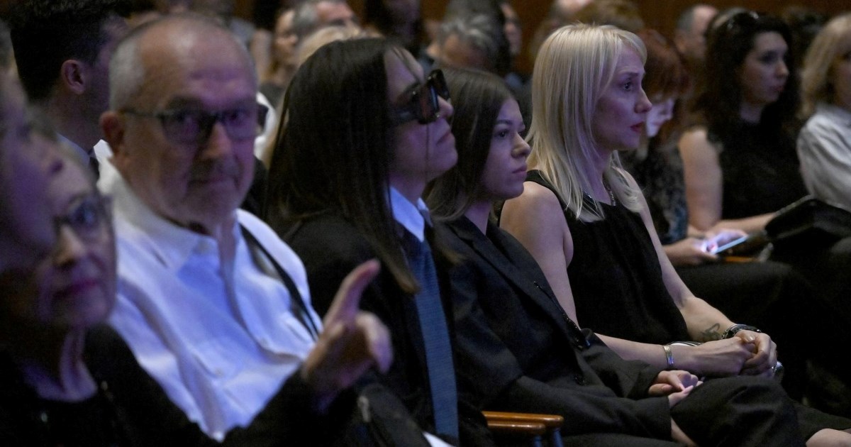 Matijina partnerica Marina i kći Lu u suzama na komemoraciji