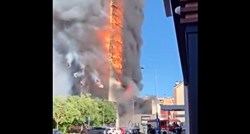 VIDEO Golemi požar progutao neboder u Milanu. Gradonačelnik: Ovo je nedopustivo