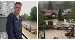 VIDEO Amerikanac se našao usred poplava u Sloveniji, pokazao kako izgledaju ulice