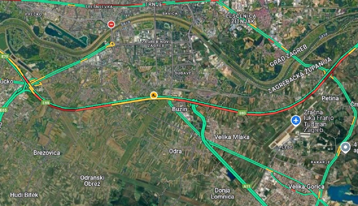 Kolaps na zagrebačkoj obilaznici. Kolona bila duga 11 kilometara