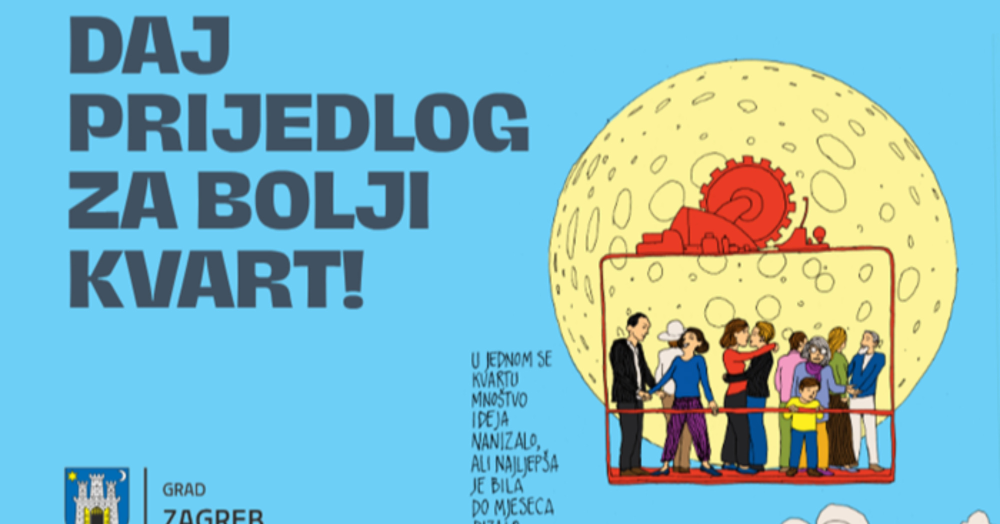 Kreće novi ciklus projekta "Daj prijedlog za bolji kvart" u Zagrebu