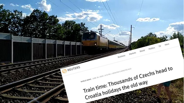 I Reuters piše o češkim turistima koji vlakom putuju na odmor u Hrvatsku