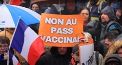 U Francuskoj 100.000 ljudi prosvjedovalo protiv ograničavanja prava necijepljenih