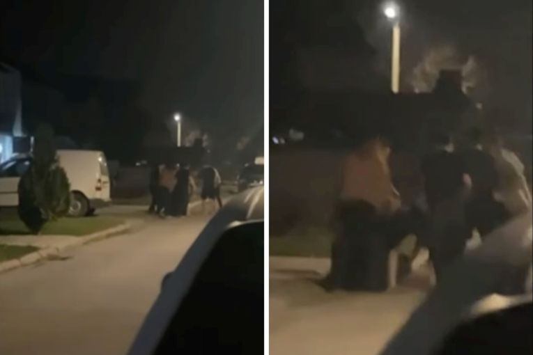 VIDEO Potukla se grupa stranih radnika u Slavonskom Brodu, jedan zadobio ubodne rane