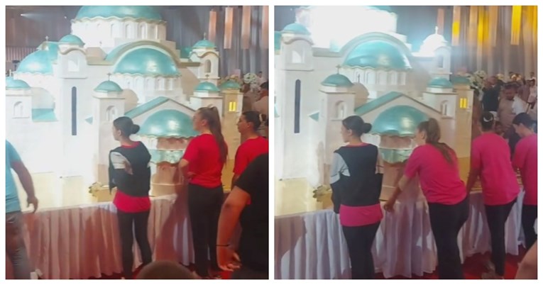 Snimka s krštenja u Beogradu postala hit, pažnju privukla ogromna torta