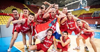 Mladi hrvatski košarkaši preokrenuli -21 protiv Srbije na početku EP-a