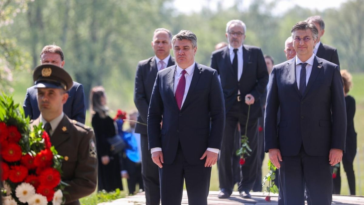 Državni vrh u Jasenovcu. Milanović: HOS-ovu ploču treba maknuti, baciti negdje