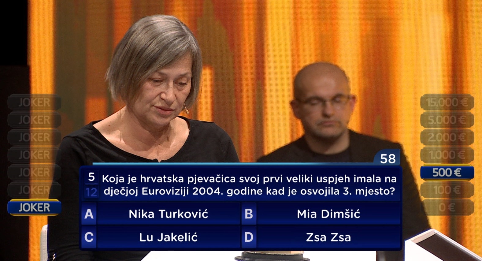 Darinka iz Jokera otišla s 0 eura. Namučilo je pitanje o mladim hrvatskim pjevačicama