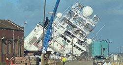 U luci u Škotskoj se nagnuo ogromni brod, najmanje 25 ozlijeđenih