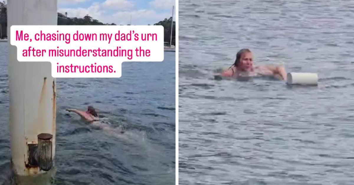 Kći trebala baciti očev pepeo u jezero, nije shvatila upute pa je nastao kaos 🫢