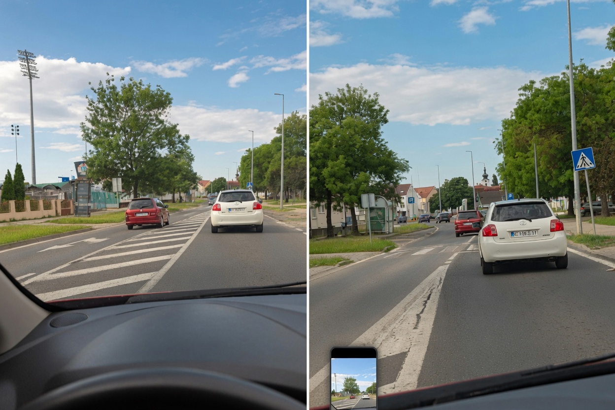 Pogledajte snimku iz Koprivnice. "Isti auto stalno ovako pretječe"