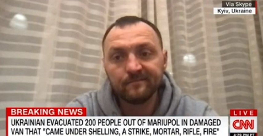 Čovjek je crvenim izrešetanim kombijem spasio 200 ljudi iz Mariupolja. Ovo je priča