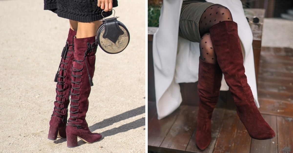Bordo je nova smeđa? Čizme koje su sve veći hit