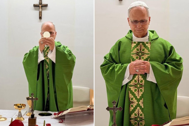 FOTO Vatikan objavio prve fotografije pape nakon operacije. Već je služio misu