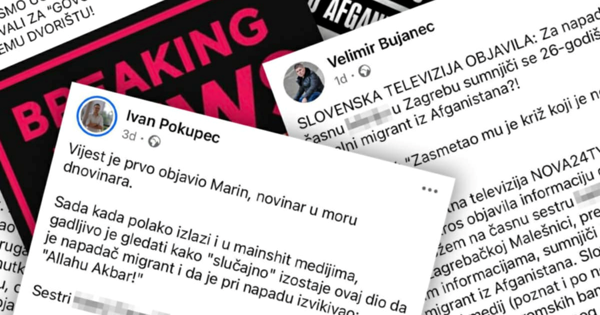 Mostovac, Bujanec, Pokupec... Ovi ljudi su širili laž o napadu migranta na časnu