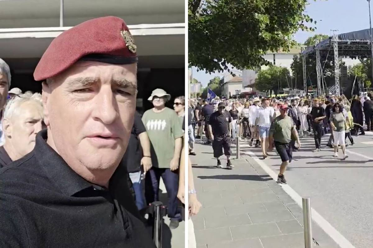 VIDEO Bulj maknuo traku u Kninu. "Elita i dezerteri se ogradili od naroda. Sramota"