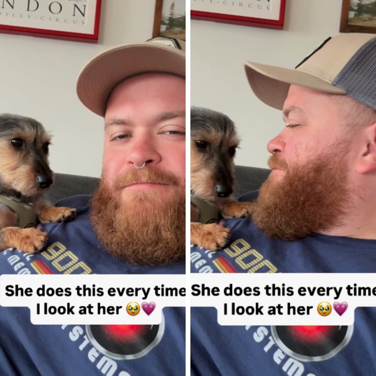 VIDEO Vlasnik pokazao što pas radi svaki put kada ga pogleda tijekom maženja