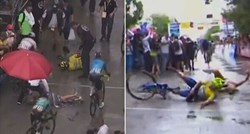 VIDEO Biciklist se zabio u suprugu dok je slavio pobjedu