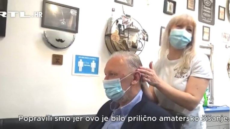 Božinović se konačno ošišao kod prave frizerke, ona komentirala šišanje njegove žene