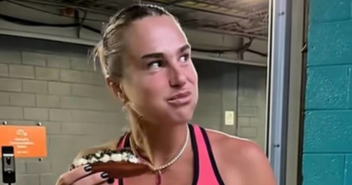 VIDEO Sabalenka zagrizla specijalitet od 100 dolara pa u oduševljenju počela psovati