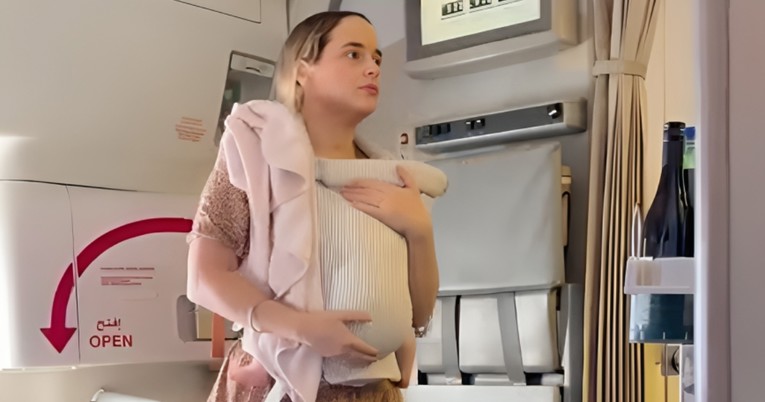 Mama snimila kako umiruje dijete tijekom leta, ljudi je napali: Jadna beba