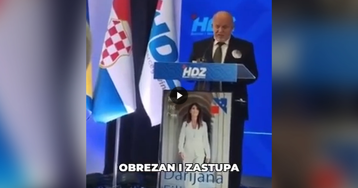 HDZ-ovac iz BiH o kandidatu druge stranke: On je jako obrezan