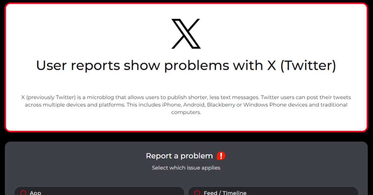 Globalni problemi s X-om. Korisnici diljem svijeta prijavljuju probleme