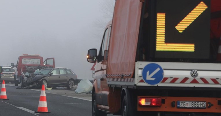 Prometna na A2 poslije naplate Zaprešić u smjeru Krapine