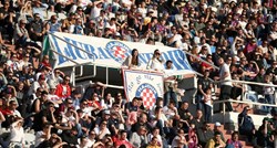 Navijači Hajduka nakon pobjede: Tik tak Valdas, Valdas vrijeme je