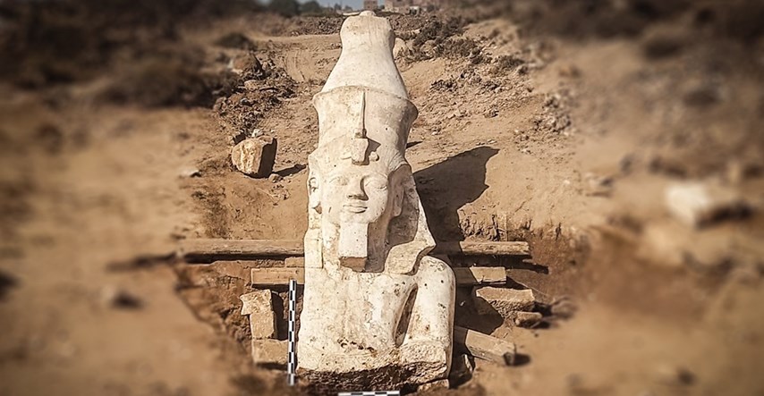 U Egiptu pronađen dio goleme statue Ramzesa II.