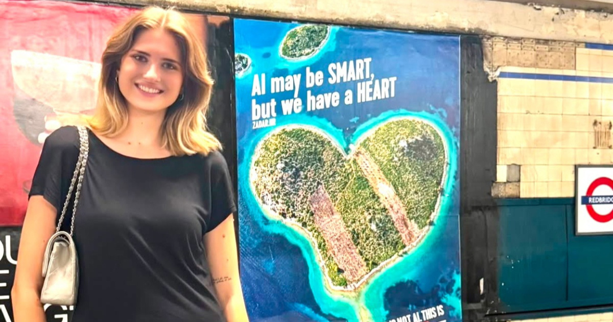 Zadar se reklamira u londonskom metrou, Hrvati u Britaniji oduševljeni prizorima