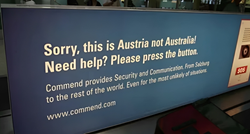 "Sori, ovo je Austrija, ne Australija": Evo što se krije iza natpisa na aerodromu