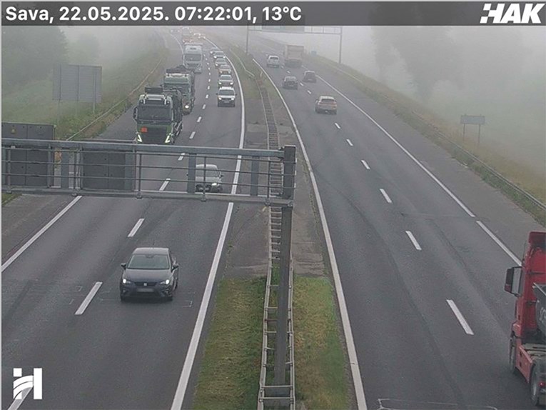 Usporena vožnja i gužve, večeras zatvorena A2 između Krapine i Trakošćana