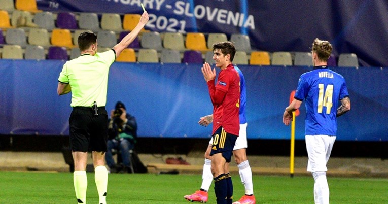 Tri crvena kartona u remiju Španjolske i Italije na U-21 Euru