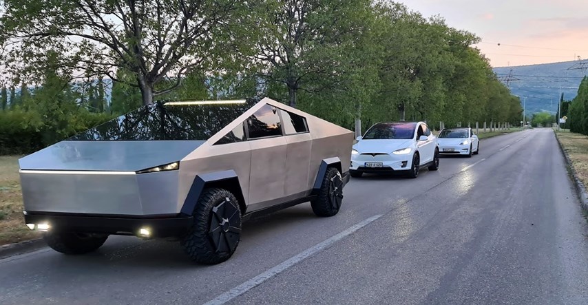 FOTO, VIDEO Tesla Cybertruck u Mostaru!
