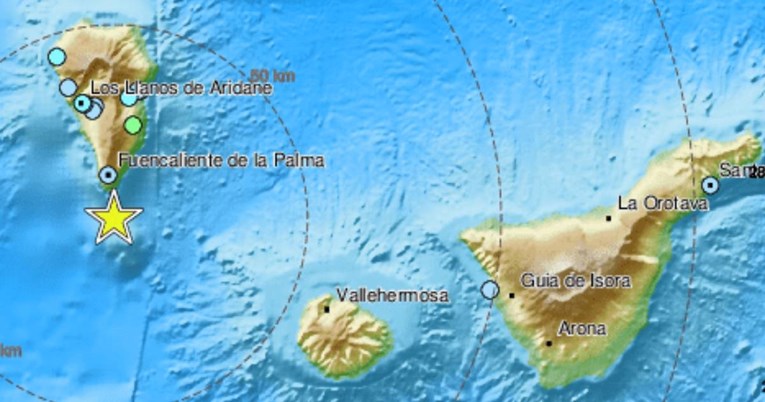 Potres u Španjolskoj magnitude 4.8