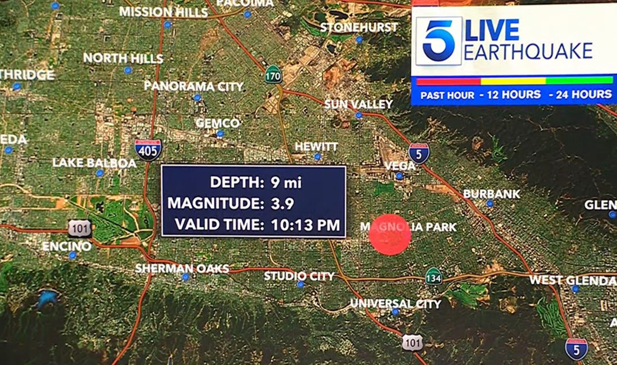 Potres magnitude 3.9 zatresao Los Angeles