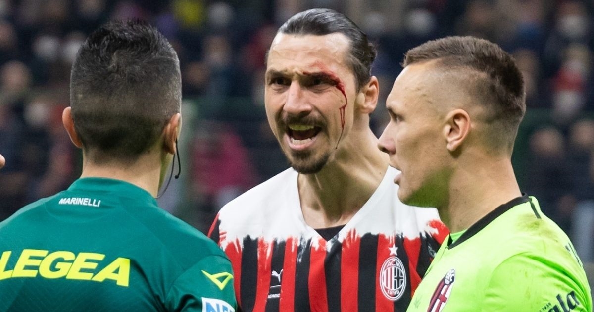 Otkriveno što je bijesni Ibrahimović rekao sucu kad mu je krv potekla iz glave