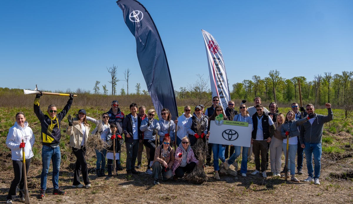 Toyota u Hrvatskoj posadila još 1.000 stabala. Hibridi i ovako doprinose prirodi