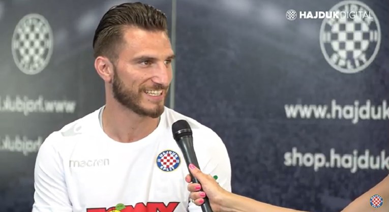 Hajduk predstavio novog napadača: Tudor mi je rekao da me žele, a sada sam tu