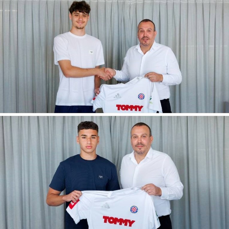 Hajduk potpisao ugovore s dva talenta iz akademije