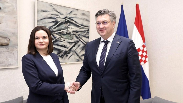 Šefica bjeloruske oporbe stigla u Zagreb. Sastala se s Radmanom, čeka je Plenković