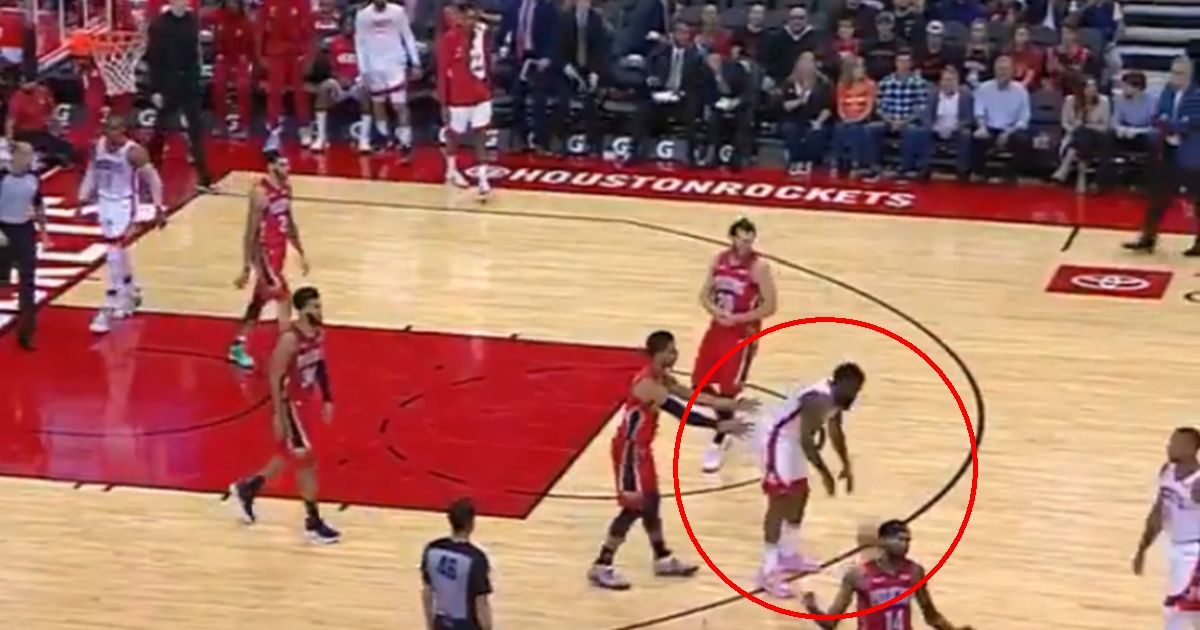 Harden se opalio loptom u lice, protivnički igrač nije mogao vjerovati što vidi