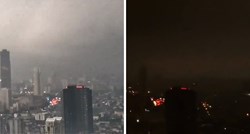VIDEO Istanbul prekrio golemi crni oblak, dan se pretvorio u noć