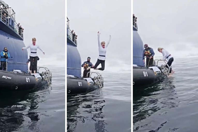 Osvanuo novi video Kolindinog skoka u hladno more: "Još uvijek mislite da je AI?"