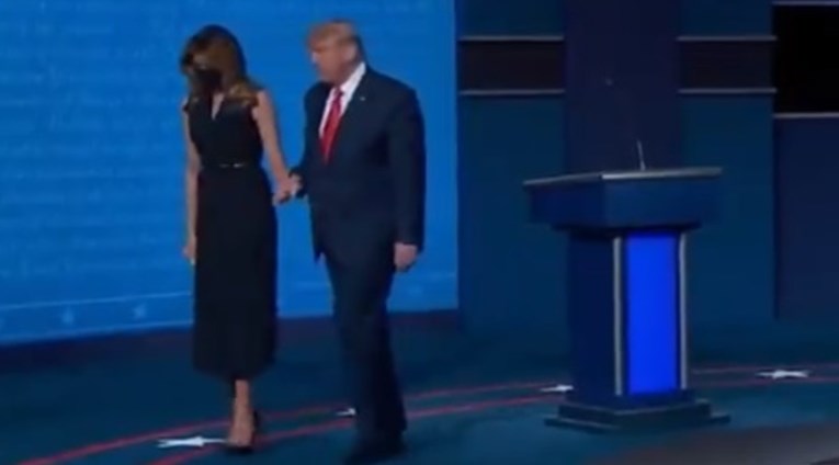 Snimljen bizaran trenutak između Melanije i Trumpa nakon debate: "Je li ona dobro?"