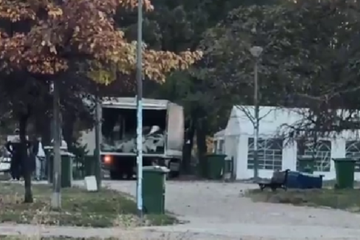 VIDEO Postavljaju se šatori u Ćacilendu