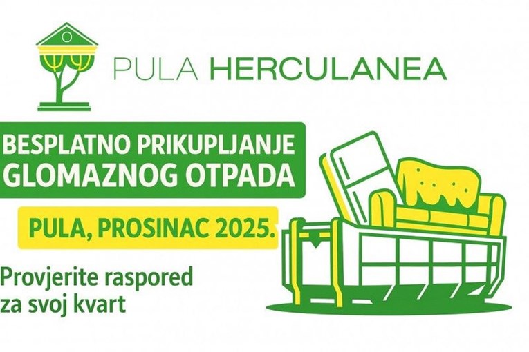 Grbin: U prosincu besplatan odvoz glomaznog otpada u Puli