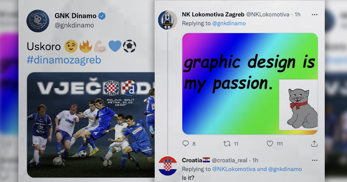 Pogledajte kako se Lokomotiva sprda s Dinamovom najavom derbija